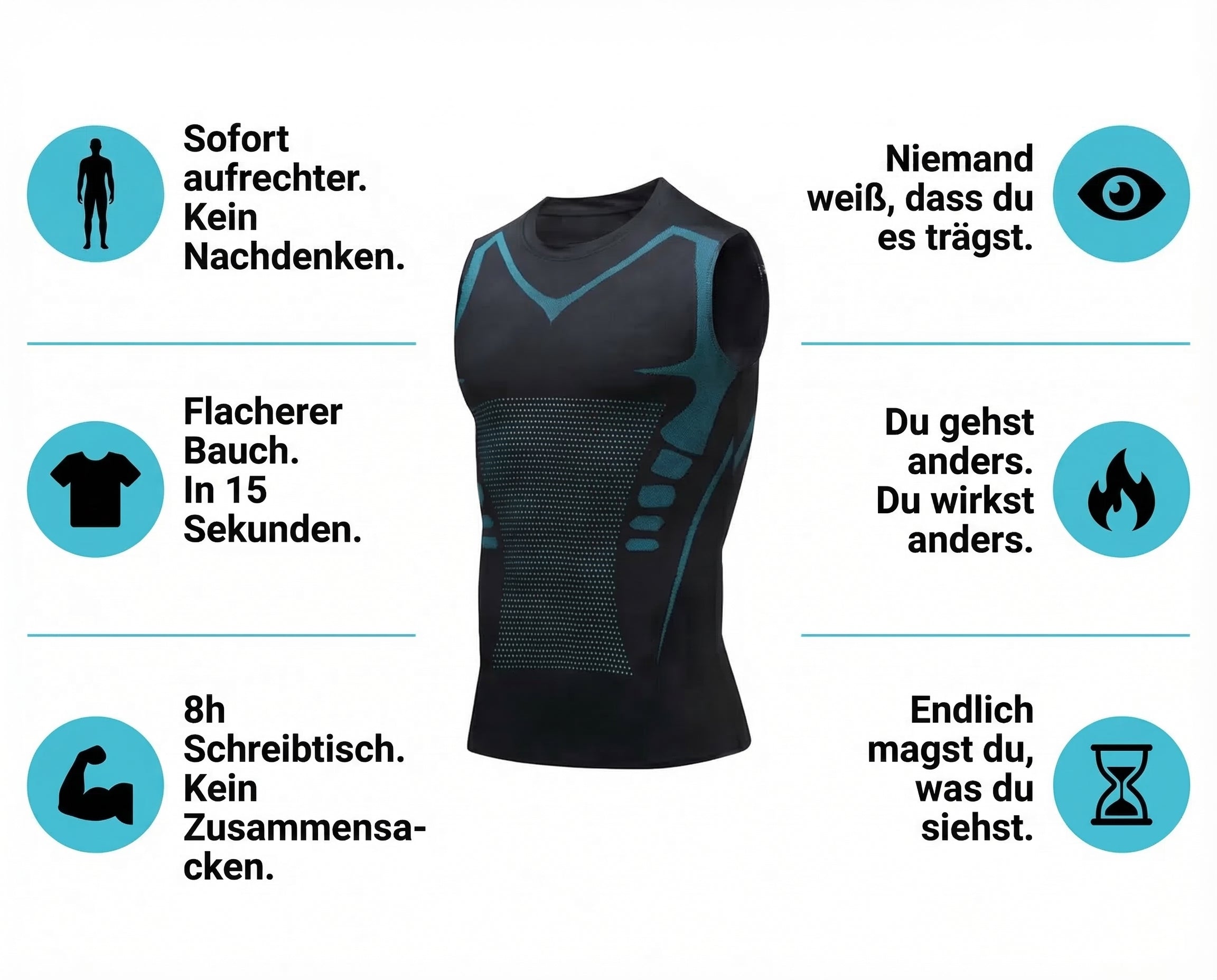 6 bénéfices du t-shirt SCULPD autour du produit